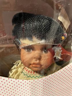 Collectible Native American Porcelain  Doll  