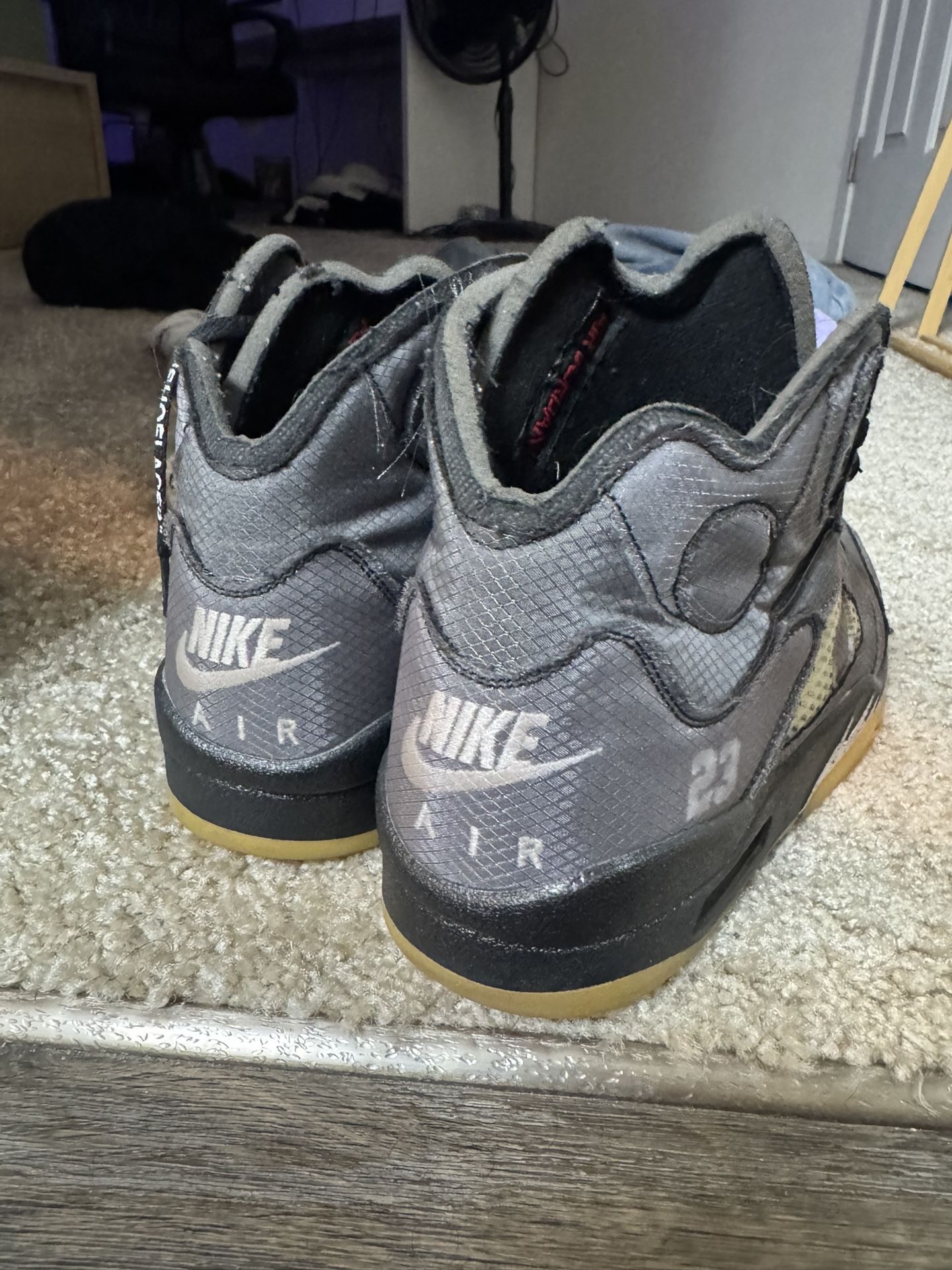 Off White Jordan 5 Muslin