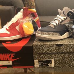 Jordan 1 High Fusion & Jordan 3 Georgetown 