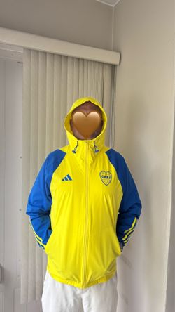 Boca Juniors Adidas Windbreaker Jacket - Men’s XL