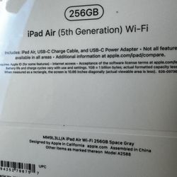iPad Air 5th Generation 256GB