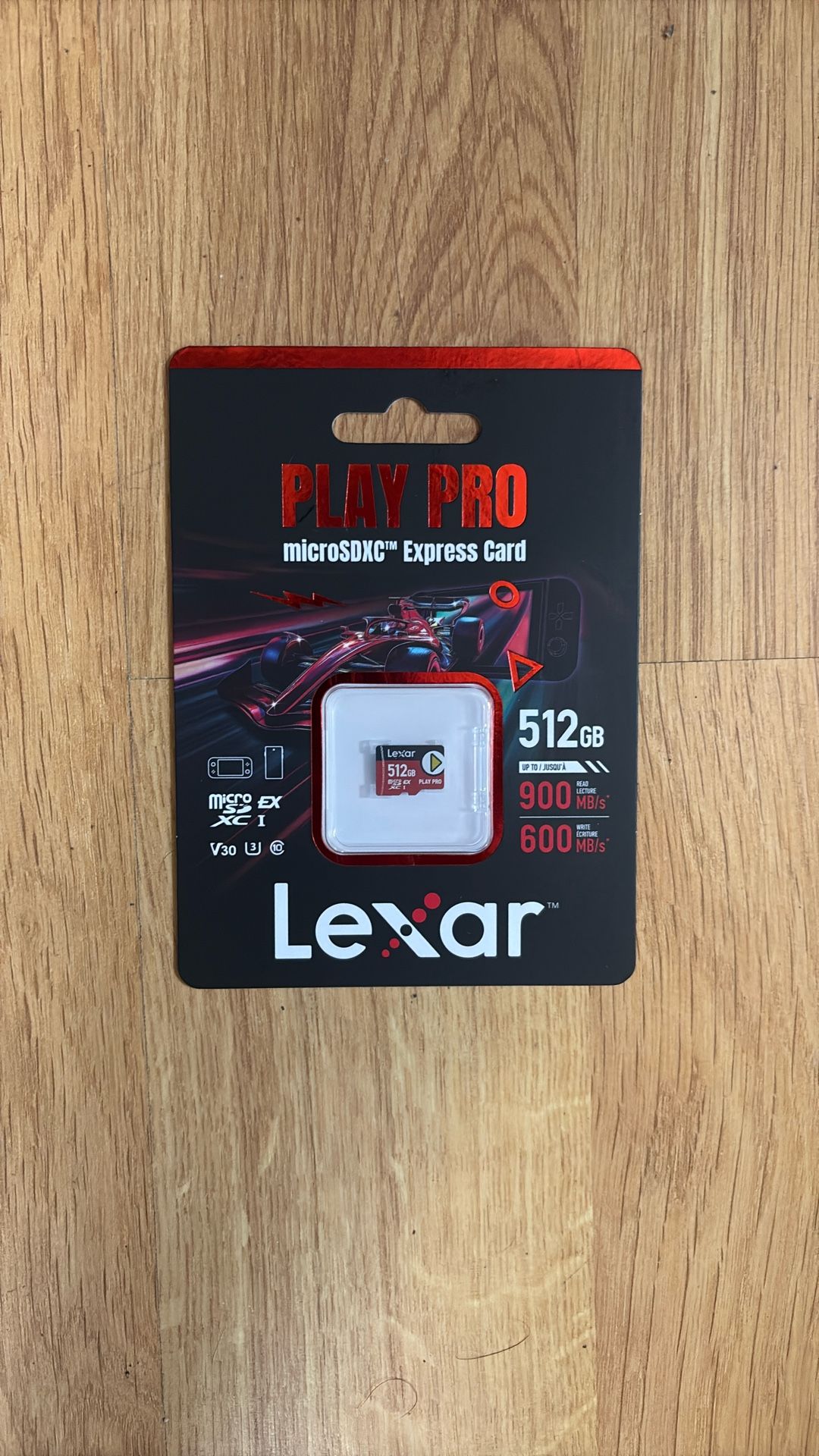 Lexar microSDXC Play Pro 512gb 900 Read/600 Write
