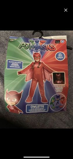 Owelette PJ Masks costume deluxe size 2T worn once