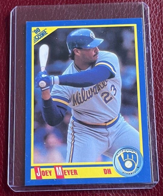 1990 Score Joey Meyer Milwaukee Brewers #532