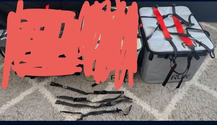 Rux 70L Bags With  Tie Down Straps