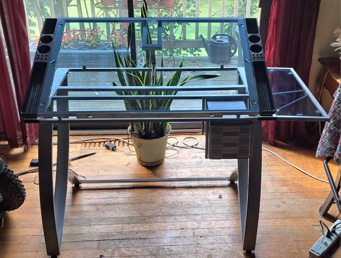 Drafting Table Studio Designs Glass
