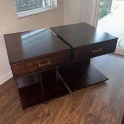 *Moving Sale!* Dark Brown Living Room End Tables (Pair)