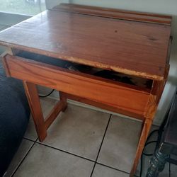 Solid Wood Vintage Desk.