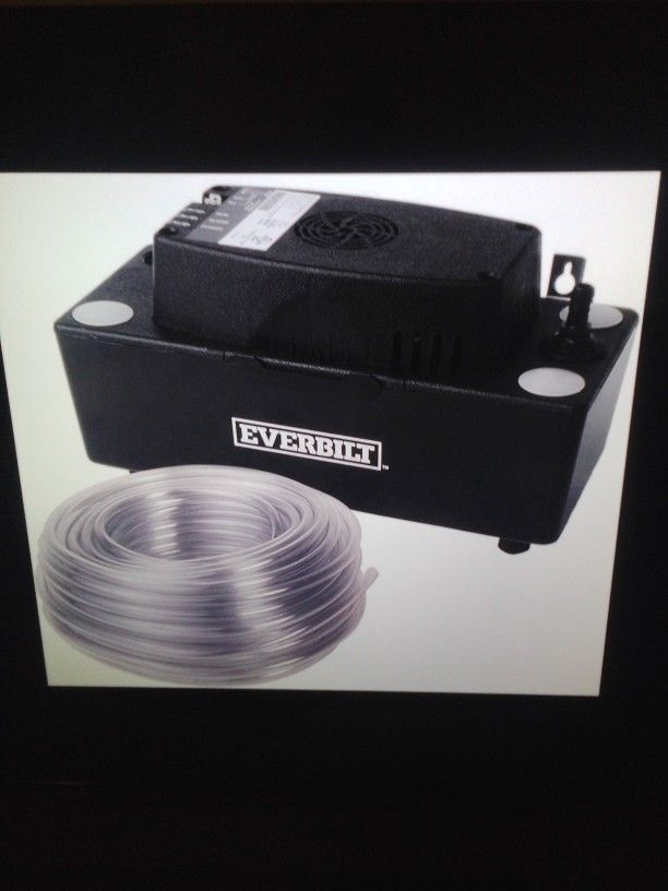 New Everbilt HVAC Pump 120v Condensate Pump With Hose