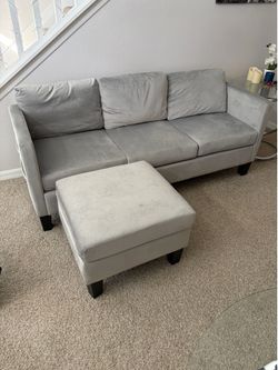 Sofa with Ottoman