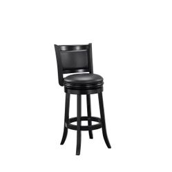Augusta swivel Bar Stool Black