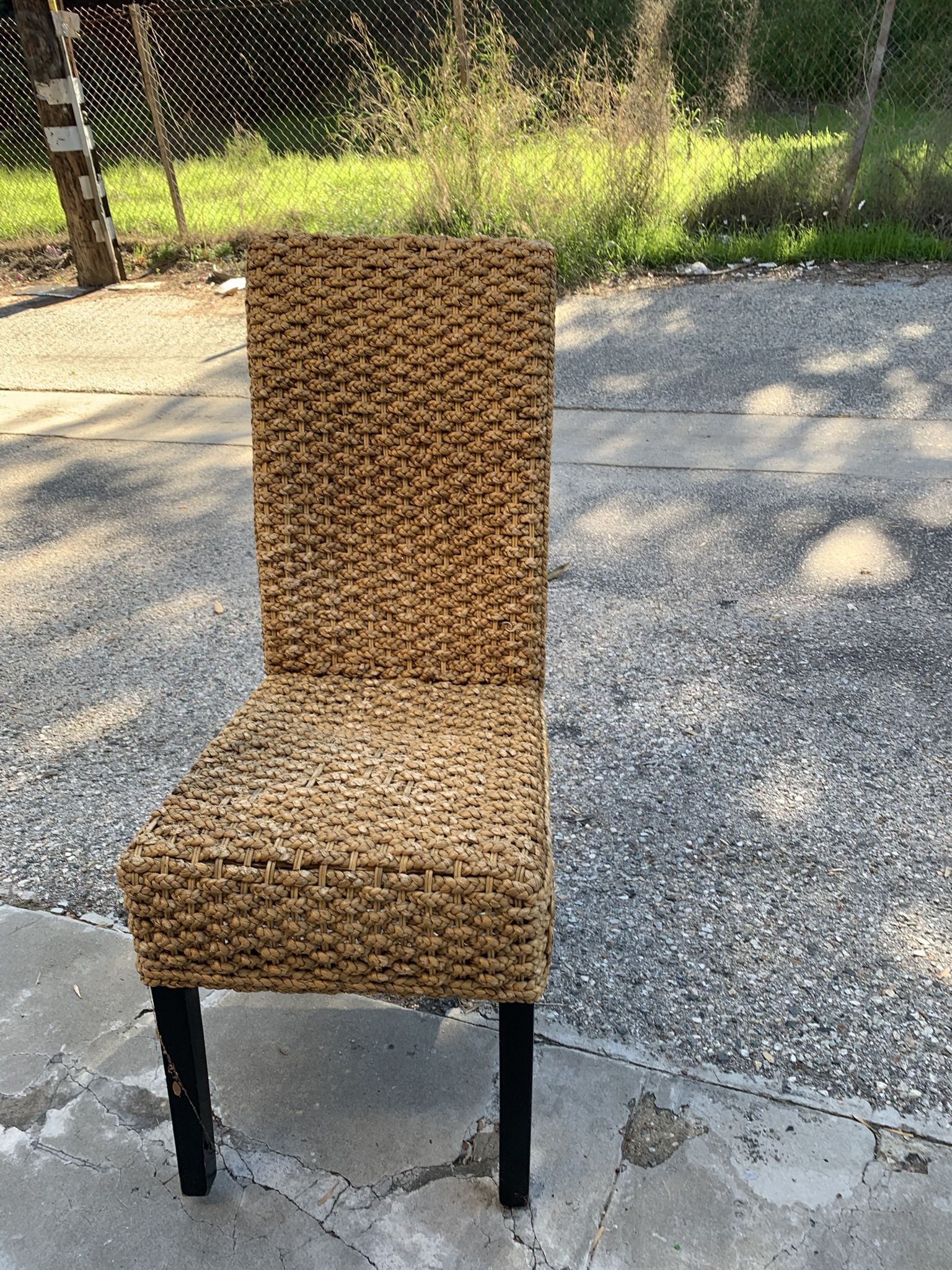 Two Set Brown Chairs