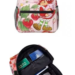 Strawberry Shortcake Large Student Backpack