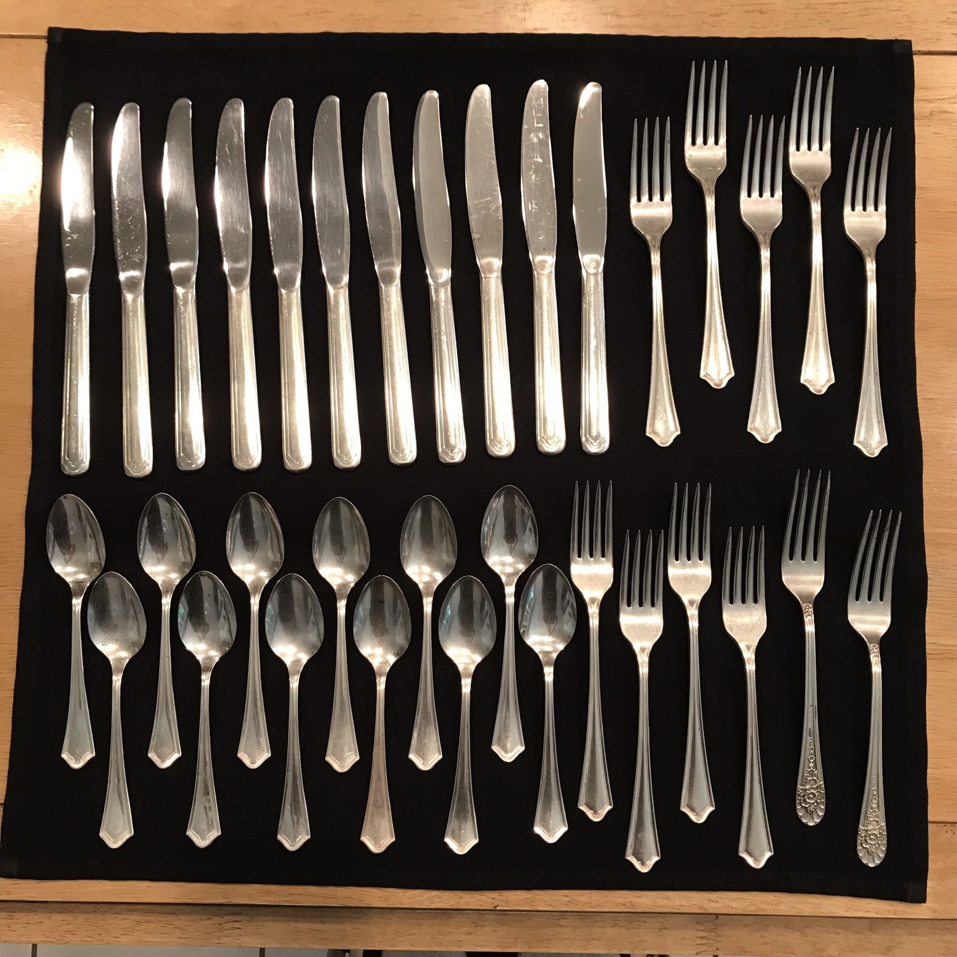 Vintage Silver Plated Silverware, Open For Trades .