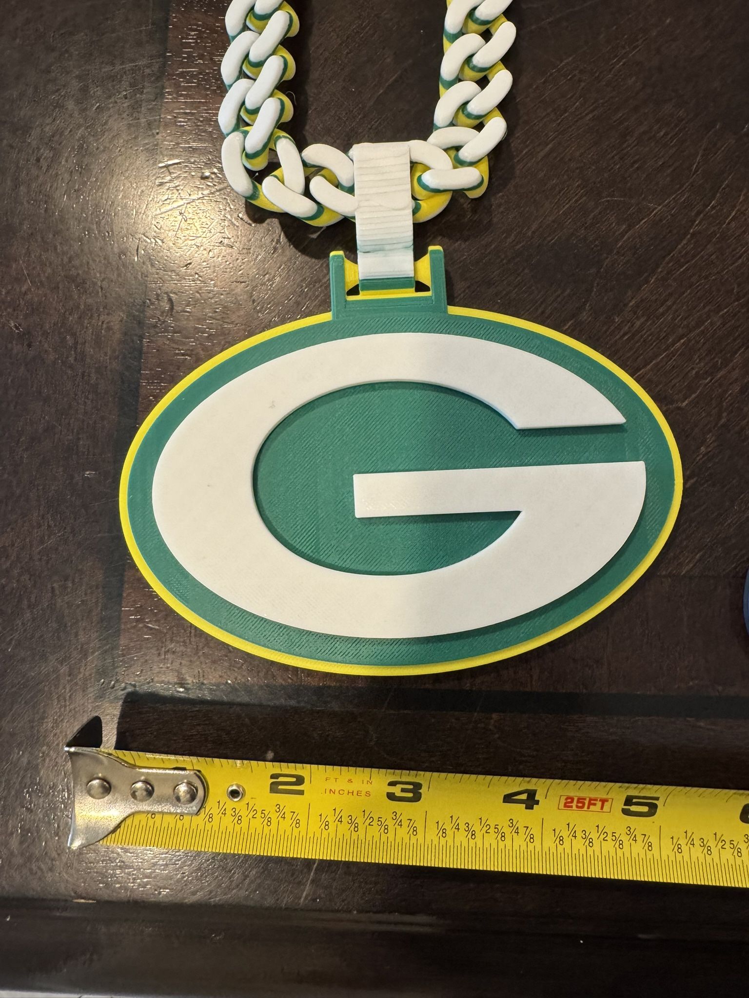 Green Bay Packers 3D Printed Chain