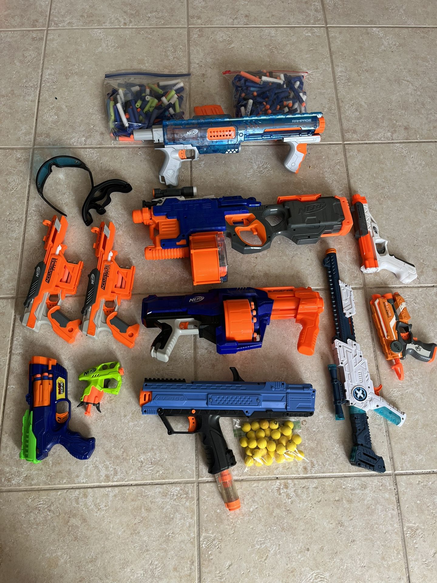 Nerf Guns With Ammo