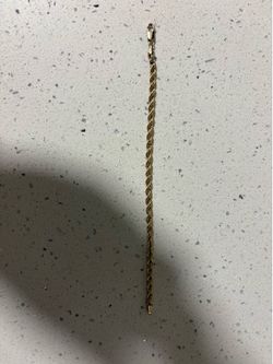 14kt rope bracelet