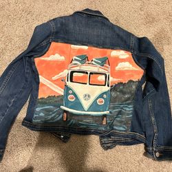 Painted Jean Jacket - Junior XL