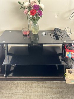 Glass TV Stand