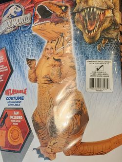 T-Rex inflatable costume kids size 8-10