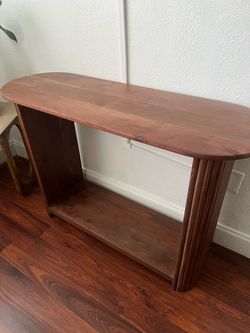 Console table, world market, mid century style