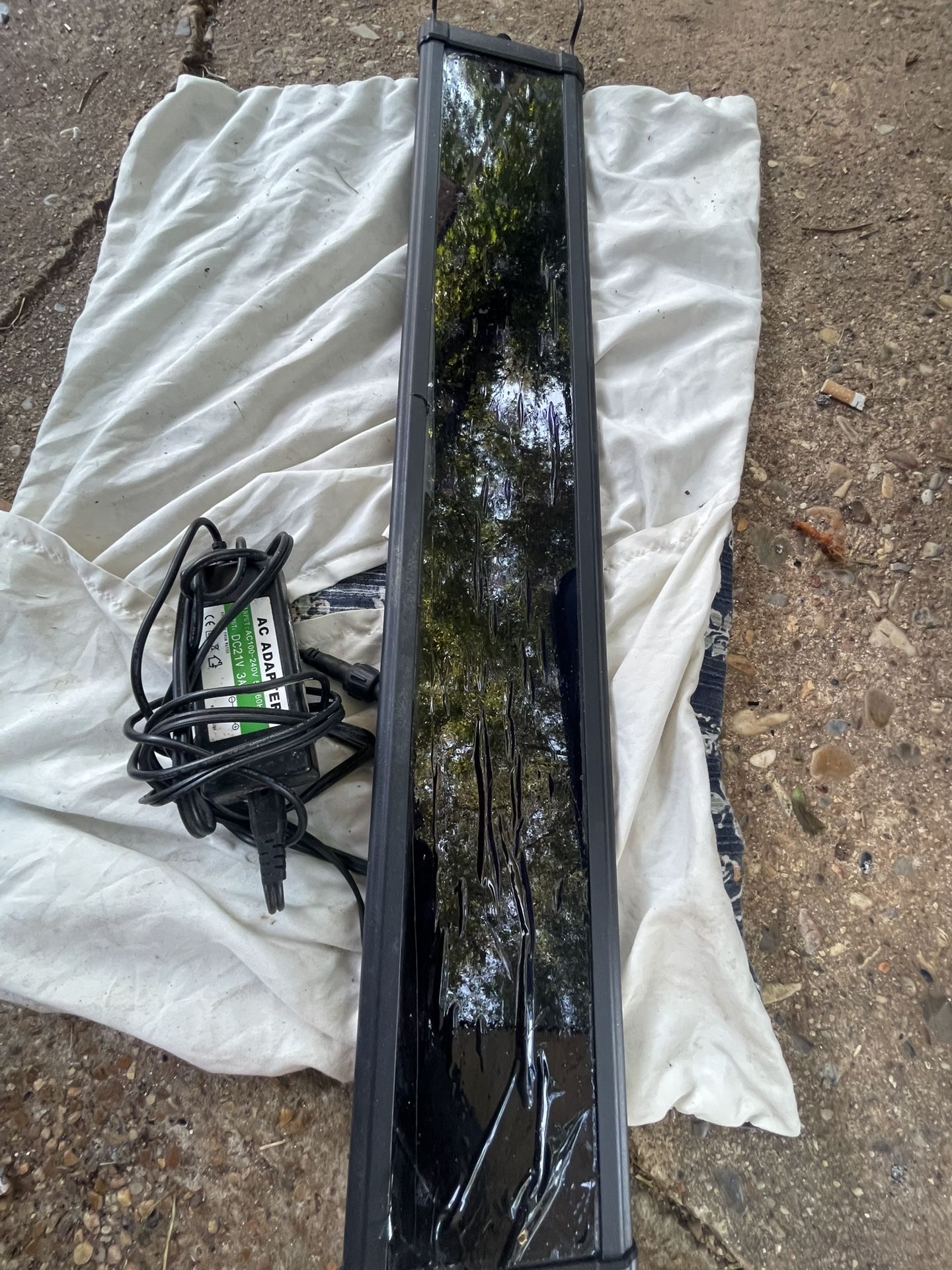 Fish Tank Light . With Blue And Clear Light