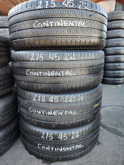 275/45/22 continental
