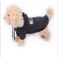 Moschino Pet Hoodie Blouse Sweater Sweatshirt Top Jacket Bomber Dog Jacket 
