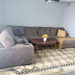 sofa set with carpet 
