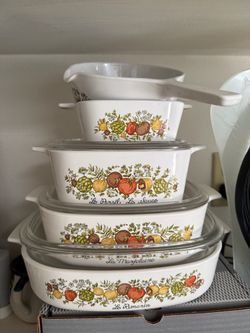 Legit Vintage Corning Ware - 8Piece Set