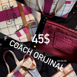 Cartera Coach Orijinal 