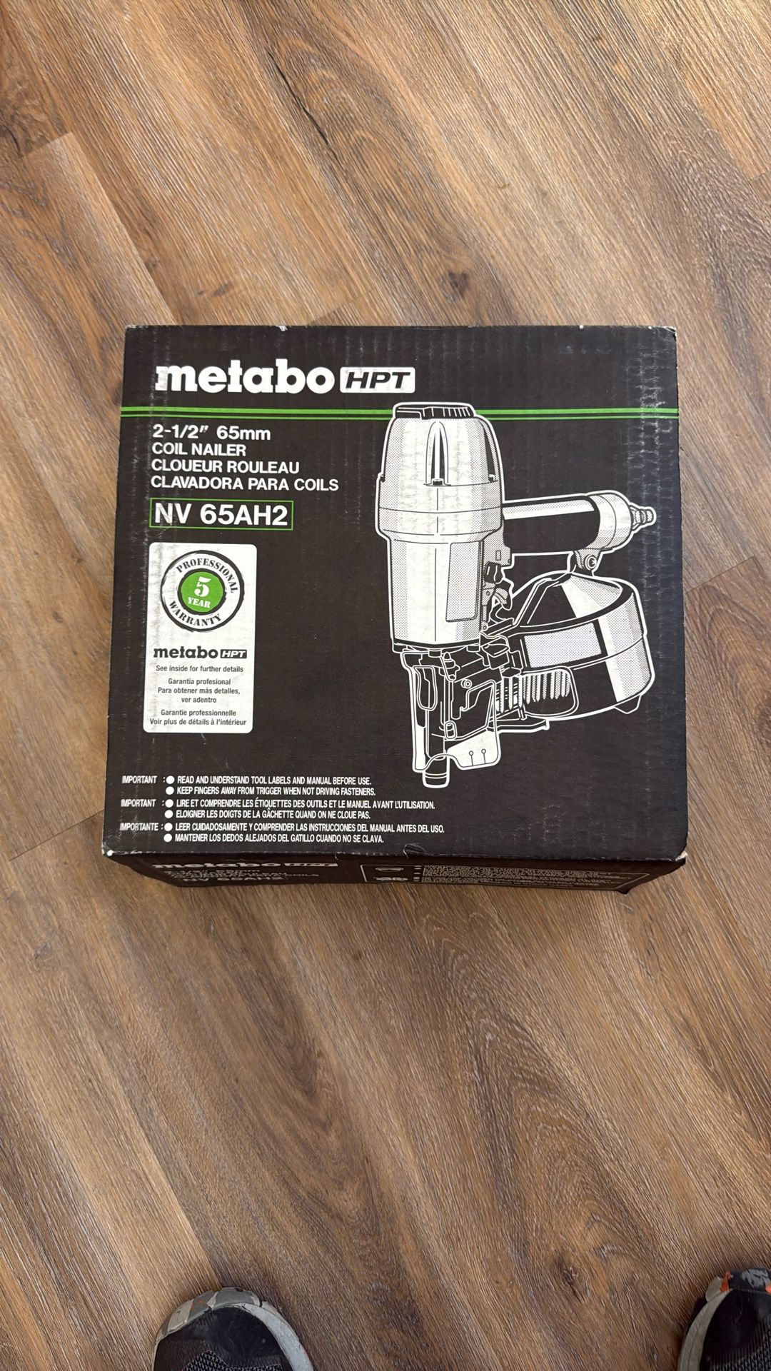 Brand New Metabo NV65AH2 Siding Nailer