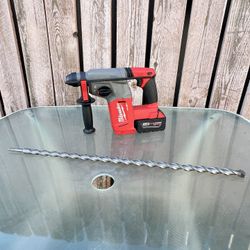 Milwaukee M18 Fuel 18 Volt 1” SDS Plus Rotary Hammer w/ XC 5.0Ah Battery BRAND NEW