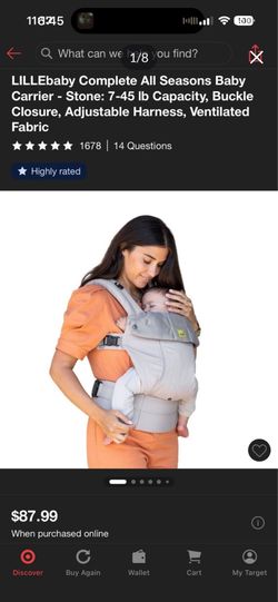 LILLE baby carrier (make me an offer )