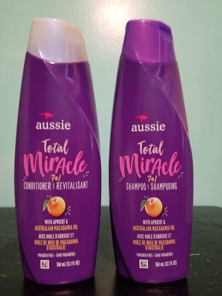 Aussie Shampoo & Conditioner Bundle, Total Miracle 