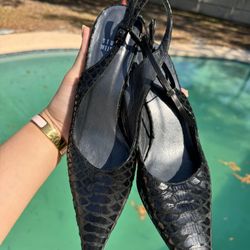 Snake Skin Heels