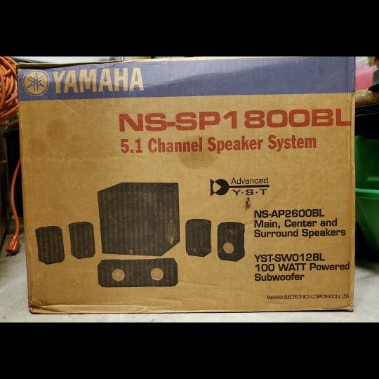 Yamaha NS-SP1 800BL 5.1 Channel Speaker System