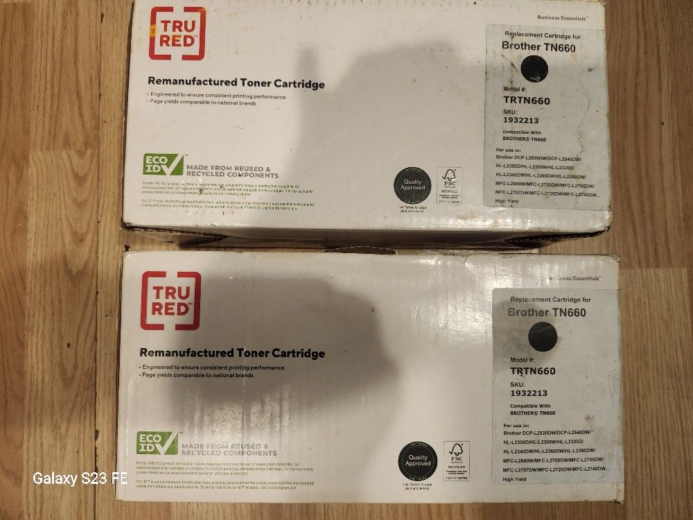 **NEW Remanufactured High Yield Toner Cartridge, Replacement for Brother TN-660