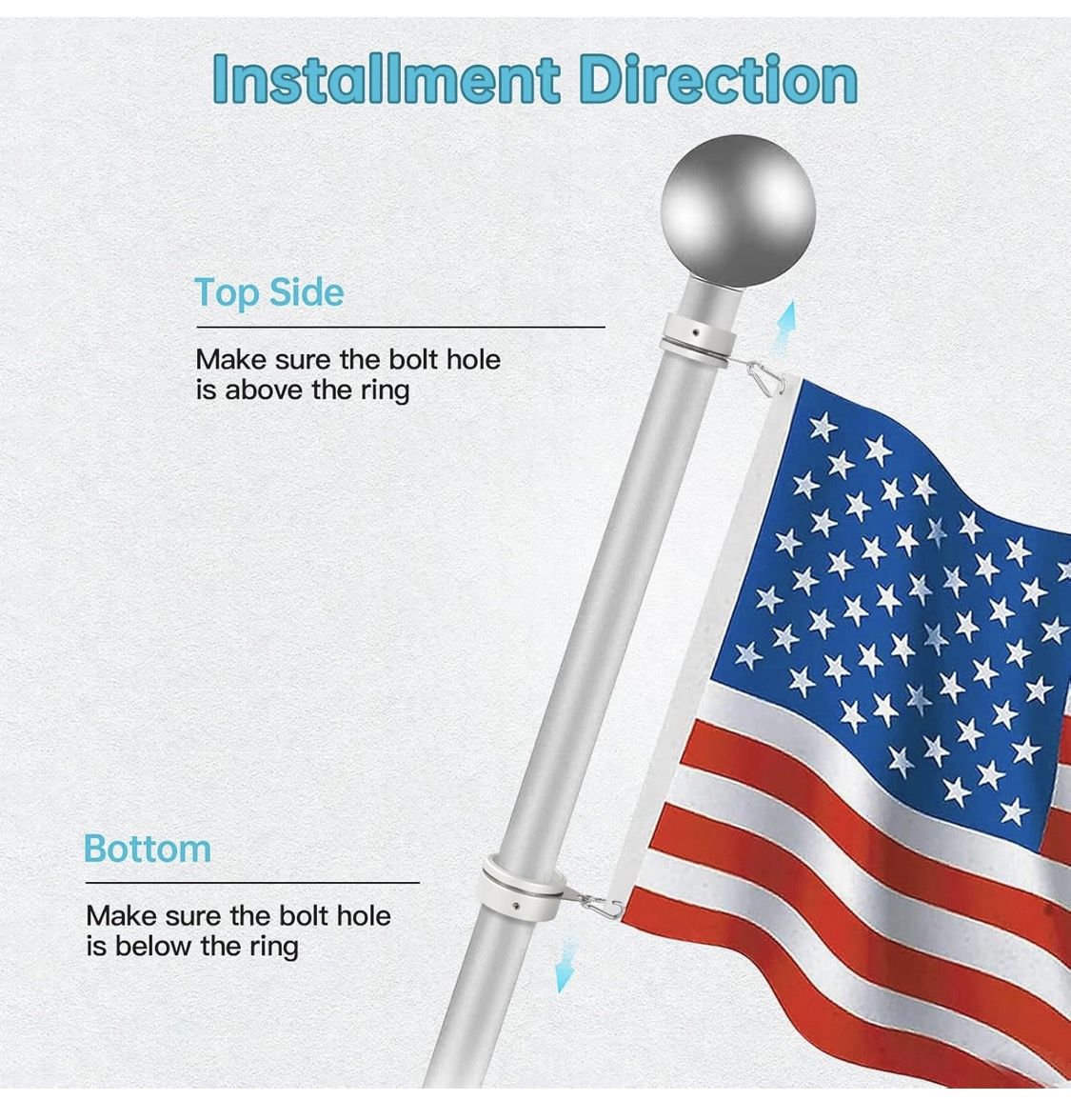 Flag Pole Rings