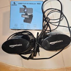 Computer Webcam and Speakers