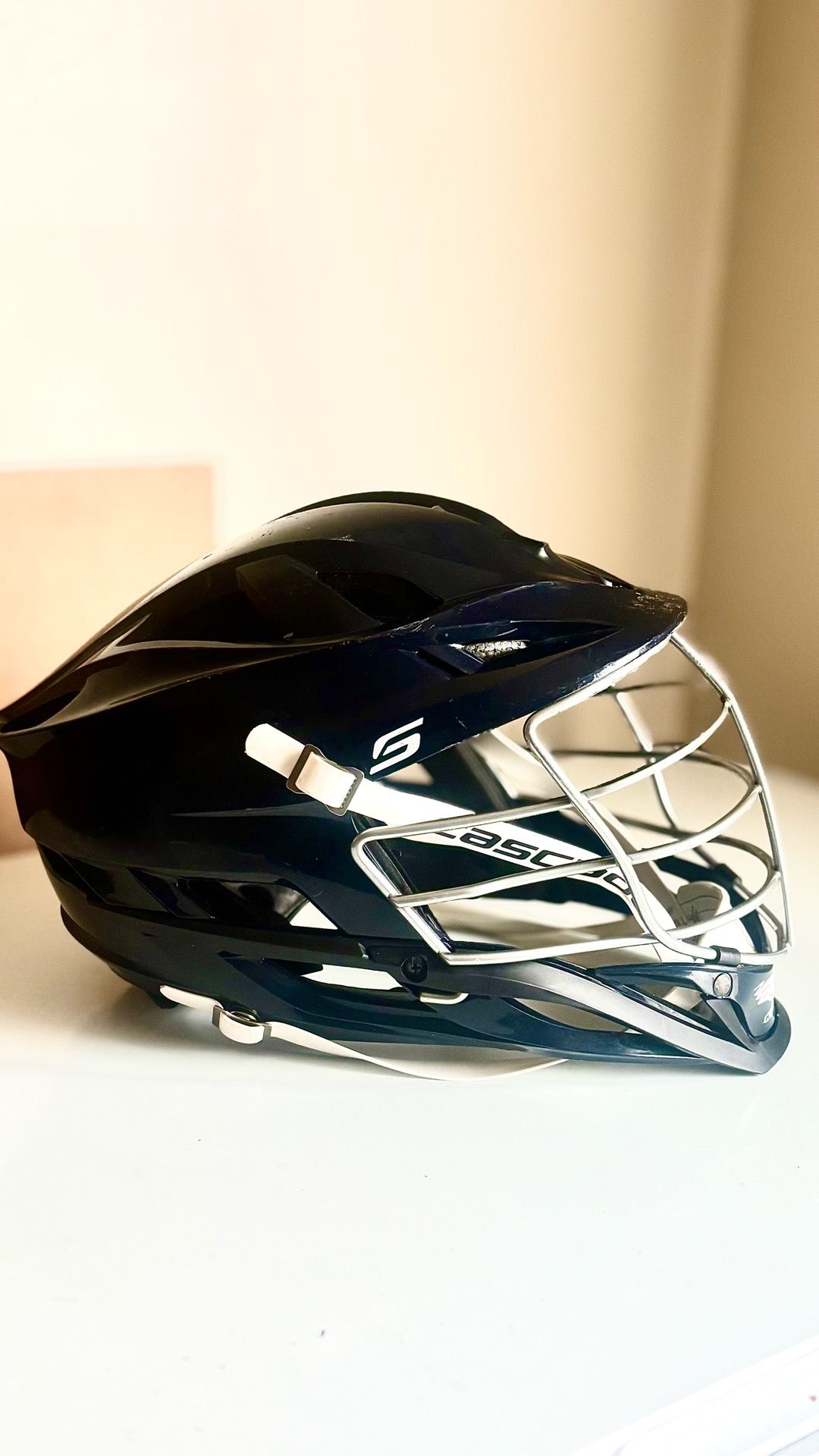 Navy Blue Cascade S Lacrosse Helmet