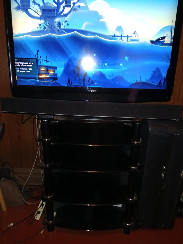 Sanyo TV AND STAND 