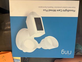New ring floodlight security camera