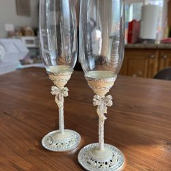Coquette Champagne Flutes 