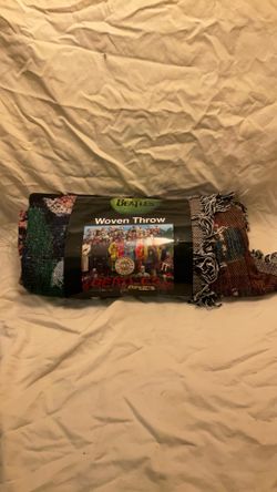 The Beatles Woven Throw  St. Peppers Lonely heart club band