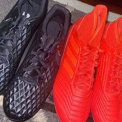 Nike and Adidas Soccer Cleats