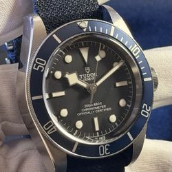 TUDOR Heritage Black Bay NATO Strap 79230B 41mm (Full Set W/ Extra Straps)