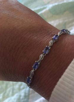 Tanzanite bolo bracelet!