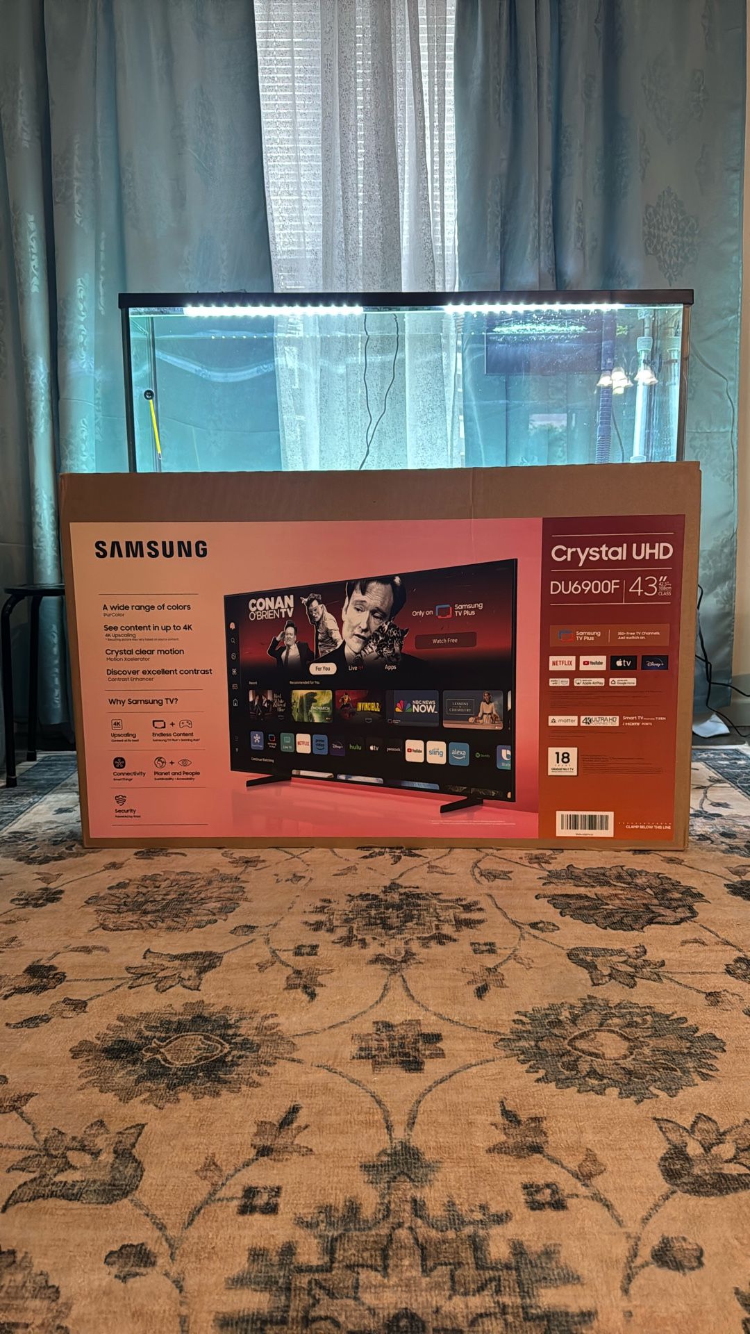 43” SAMSUNG Crystal UHD TV