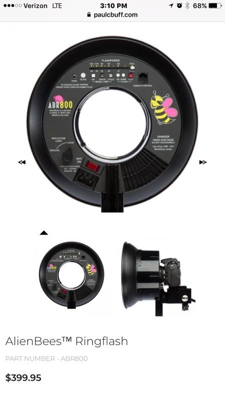 Alien bees 800 ring light